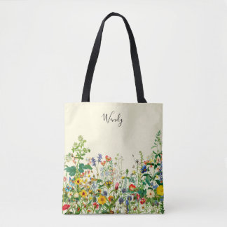 Nature’s Garden Personalised Tote Bag