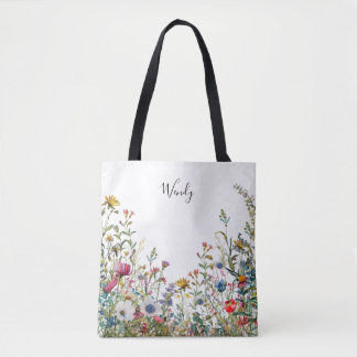 Nature’s Garden Personalised Tote Bag