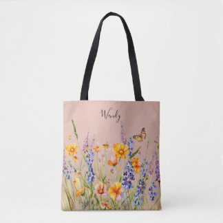 Nature’s Garden Personalised Tote Bag
