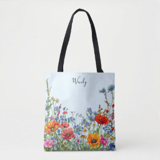 Nature’s Garden Personalised Tote Bag