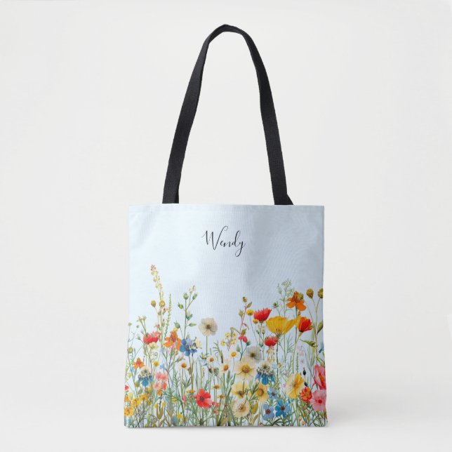 Nature’s Garden Personalised Tote Bag (Front)