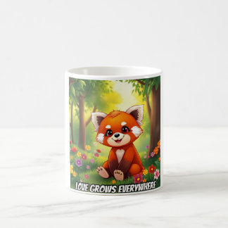 Nature’s Hug in a Cute Red Panda Coffee Mug