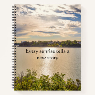 Nature’s Light Is The Purest Gold Notebook