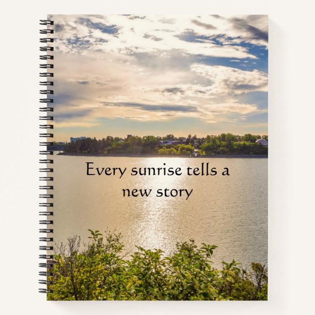 Nature’s Light Is The Purest Gold  Notebook (Front)