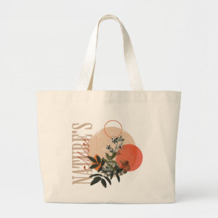 Nature’s Muse Floral Tote Bag