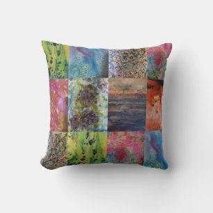 Nature’s Palette – Vibrant Ocean-Inspired Art Cushion