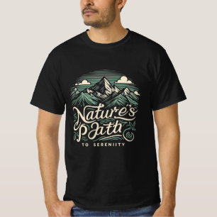 Nature’s Path to Serenity – Scenic Mountain T-Shirt