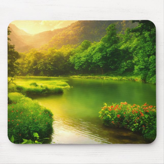 Nature’s Serenity on a Mousepad (Front)