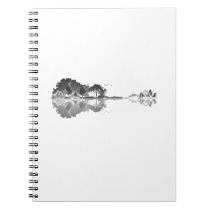 Nature’s Song: Forest Landscape Guitar Art Notebook