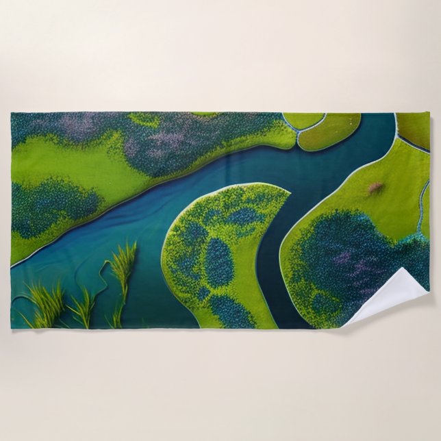 Nature’s Tapestry Beach Towel (Front)