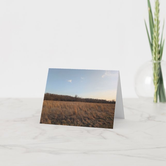 Nature’s Touch – Blank Greeting & Thank You Card (Front)