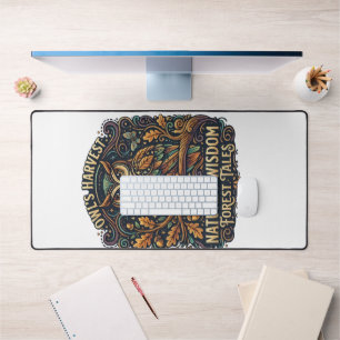 Nature’s Wisdom – Inspiring for Earth & Soul Lover Desk Mat