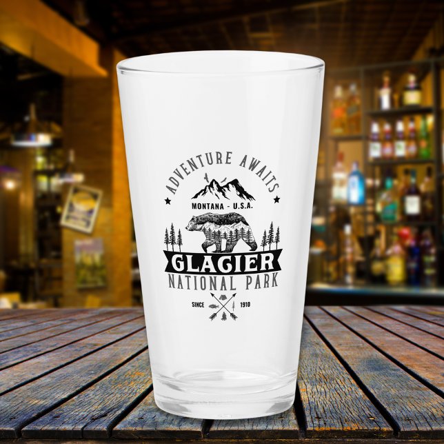 Nature Scene of Glacier National Park, Montana Glass (Creator Uploaded)