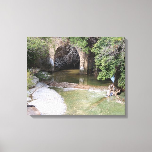 Nature Scene of Watershed     Canvas Print (Front)