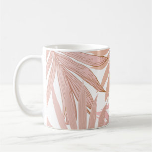 Nature seamless pattern. Hand drawn abstract tropi Coffee Mug