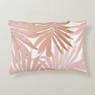 Nature seamless pattern. Hand drawn abstract tropi Decorative Cushion