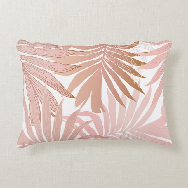 Nature seamless pattern. Hand drawn abstract tropi Decorative Cushion (Front)