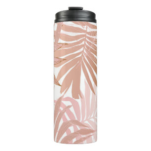 Nature seamless pattern. Hand drawn abstract tropi Thermal Tumbler