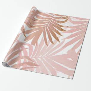 Nature seamless pattern. Hand drawn abstract tropi Wrapping Paper