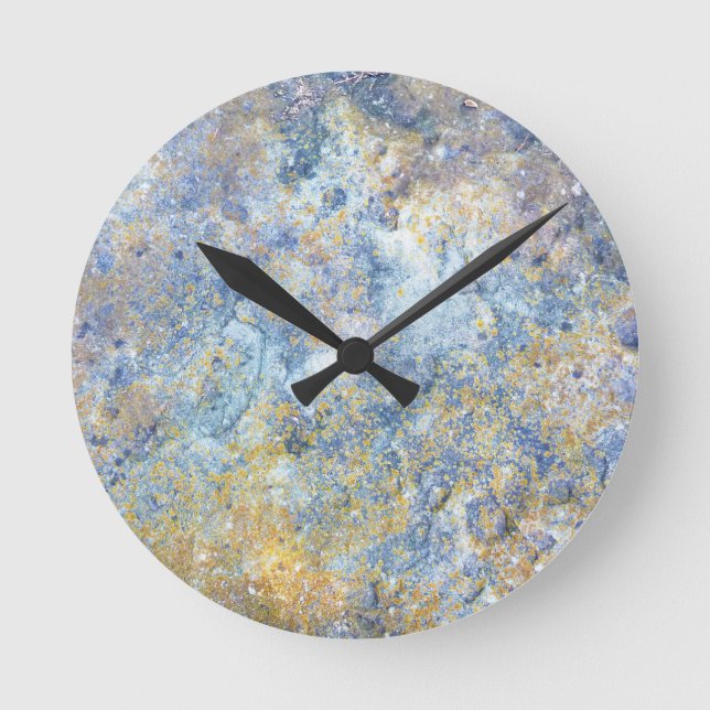Nature Slate Stone Rock Photograph Wall Clock (Front)