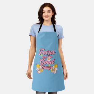 Nature Soul Slogan   Focus on the Good Things Apron