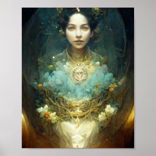 Nature Spirit Fantasy Art Poster