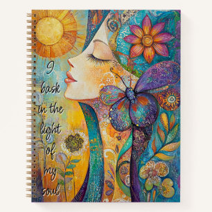 Nature Spirit Woman Spiral Notebook