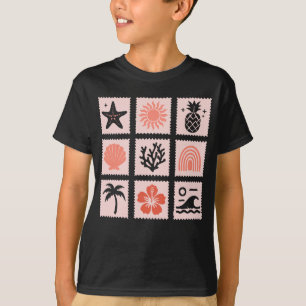 Nature stamp collage T-Shirt