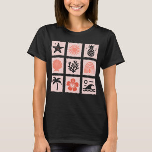 Nature stamp collage T-Shirt