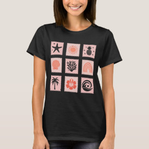 Nature stamp collage T-Shirt