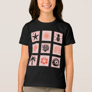 Nature stamp collage Tri-Blend shirt