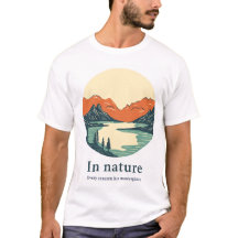 Nature theme t shirt