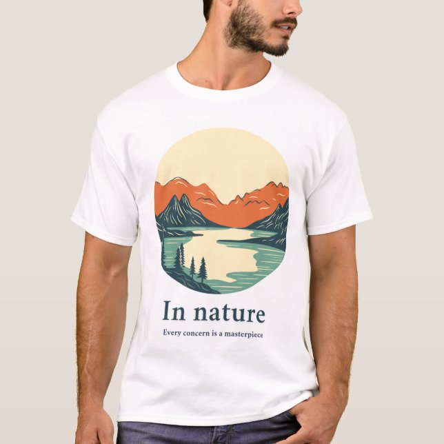 Nature theme t shirt (Front)