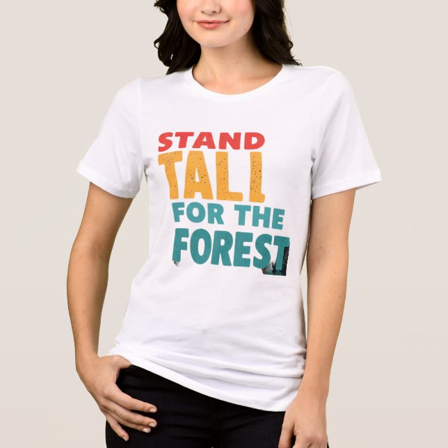 Nature theme Tri-Blend shirt (Front)