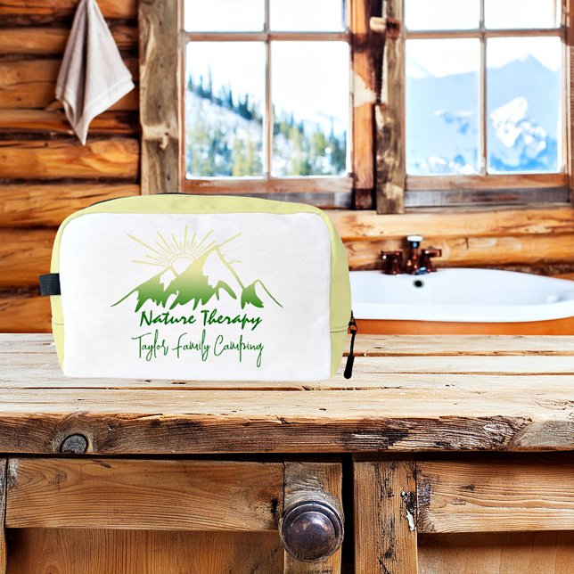 Nature therapy Family camping personalised Dopp Kit (Creator Uploaded)