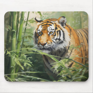 Nature Tiger Bamboo Mouse Mat