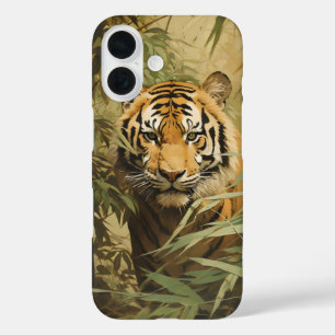 Nature Tiger in Forest iPhone 16 Case