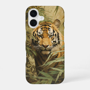 Nature Tiger in Forest iPhone 16 Case
