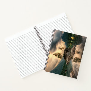 Nature Travels - Water Mountains Landscape Notebook