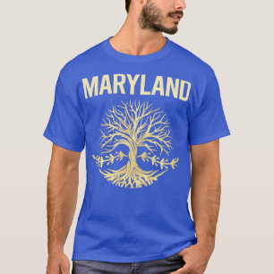 Nature Tree Of Life State Maryland  T-Shirt