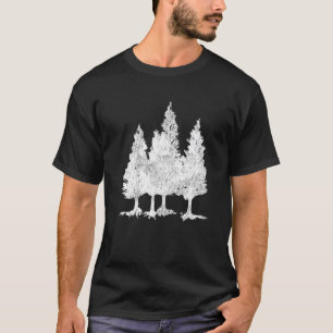 Nature Tree Take A Hiking Hike For Hiker Men Pines T-Shirt