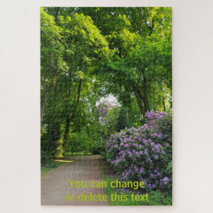 Nature Trees Hydrangea Day at The Park Photography Jigsaw Puzzle