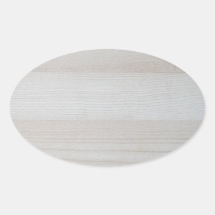 Nature Trendy Wood Blank Template Elegant Design Oval Sticker