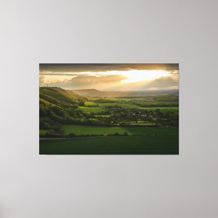 Nature View Stretched Canvas Print