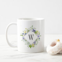 Nature Walk Wildflowers with Custom Monogram