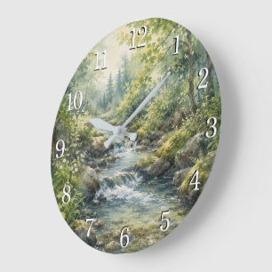 Nature Wall Clock — Botanical & Landscape Design