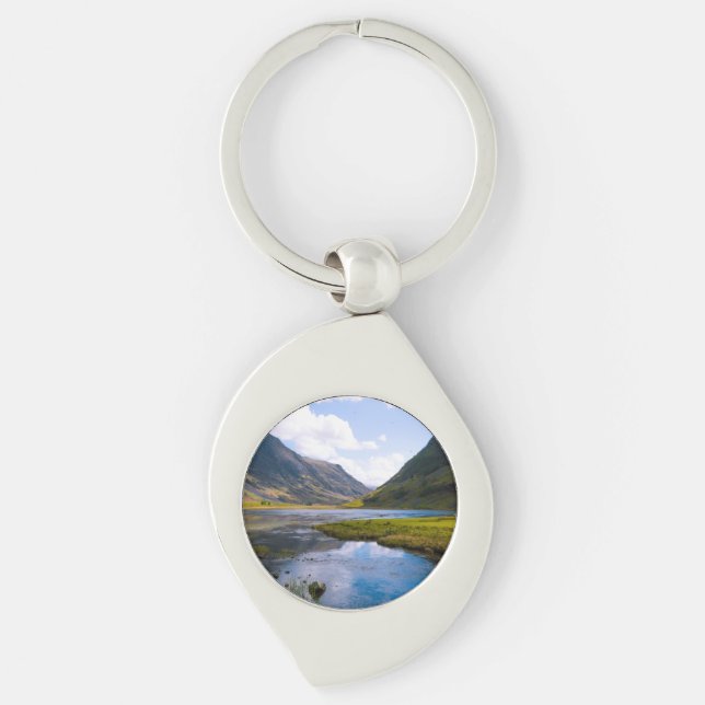 nature wiew,mountain key ring (Front)