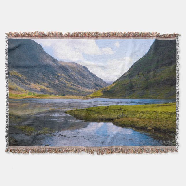 nature wiew,mountain throw blanket (Front)