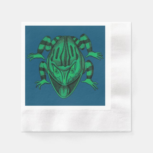 Nature Wild Reptiles The Toad Napkin (Front)