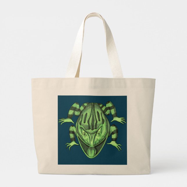 Nature Wild Reptiles The Toad Tote Bag (Back)